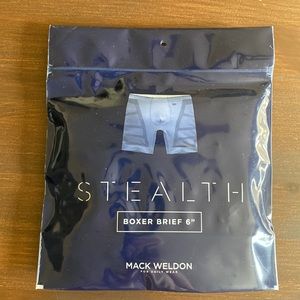 6” boxer brief “stealth” navy